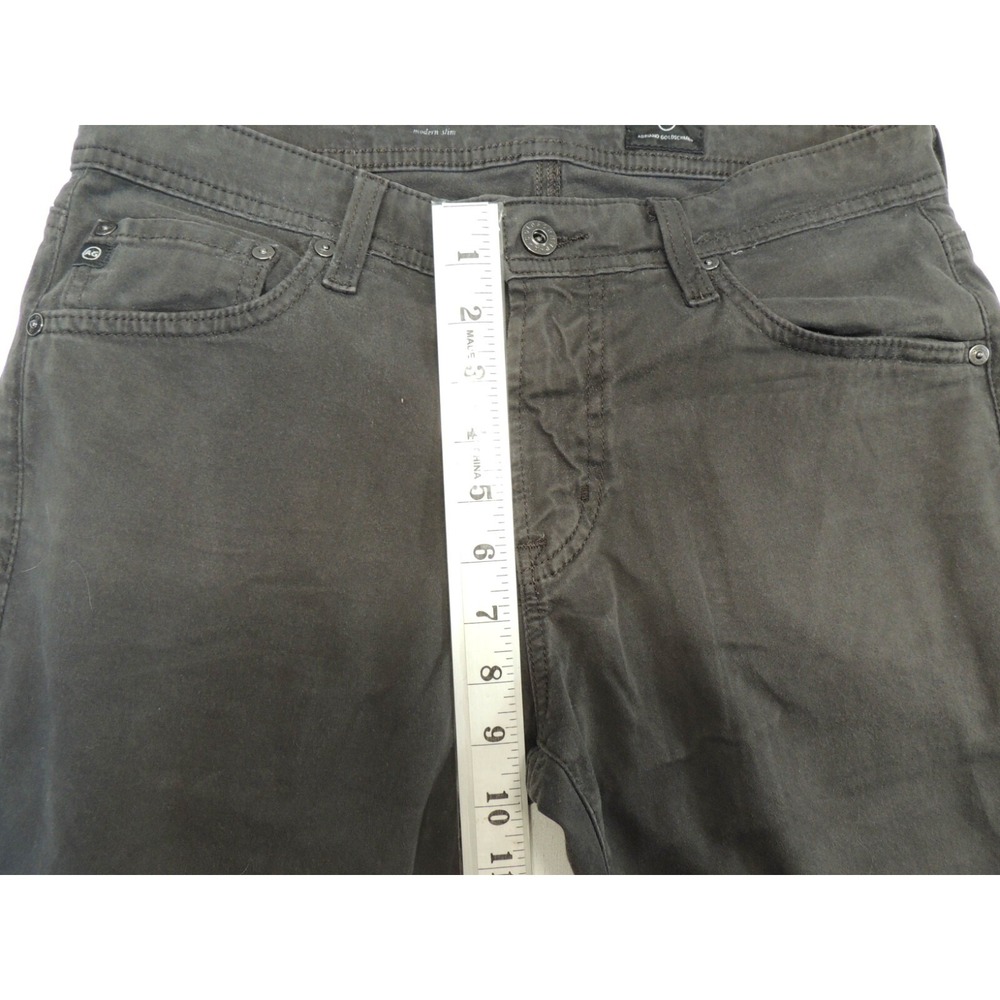 AG Adriano Goldschmied The Tellis Modern Slim Mens 30x34 Charcoal Grey Pants - Picture 8 of 9